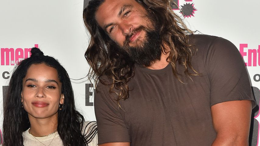 Zoe Kravitz und Jason Momoa im Juli 2018