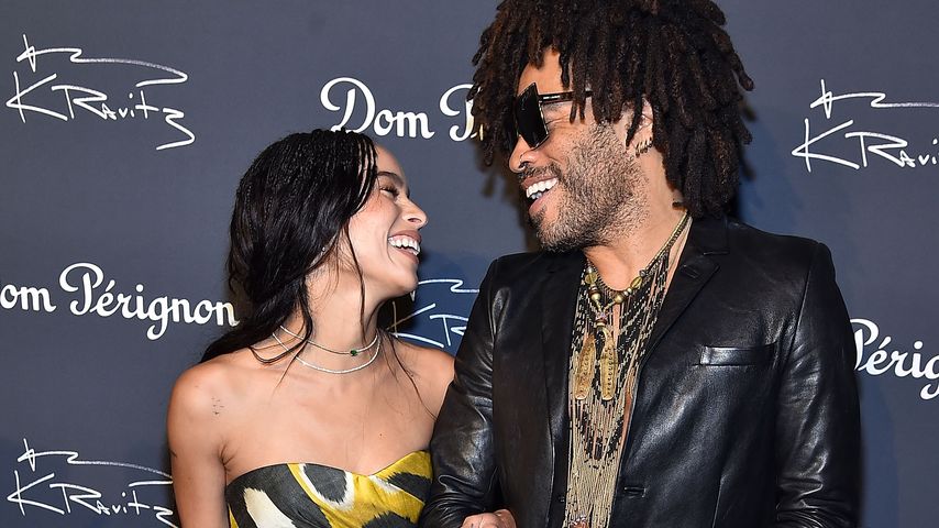 Zoe Kravitz und Lenny Kravitz im September 2018