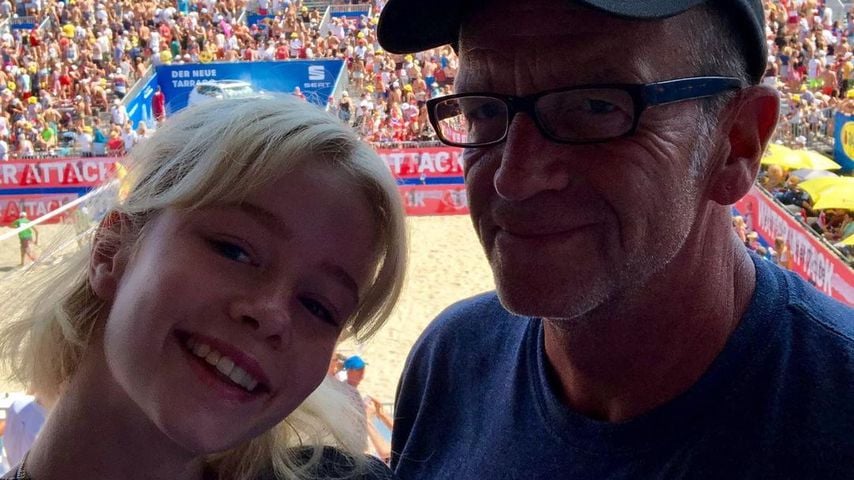 Zoe Saip und ihr Papa Mike