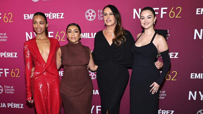 Zoe Saldana, Adriana Paz, Karla Sofia Gascon und Selena Gomez bei "Emilia Pérez"-Premiere, 2024