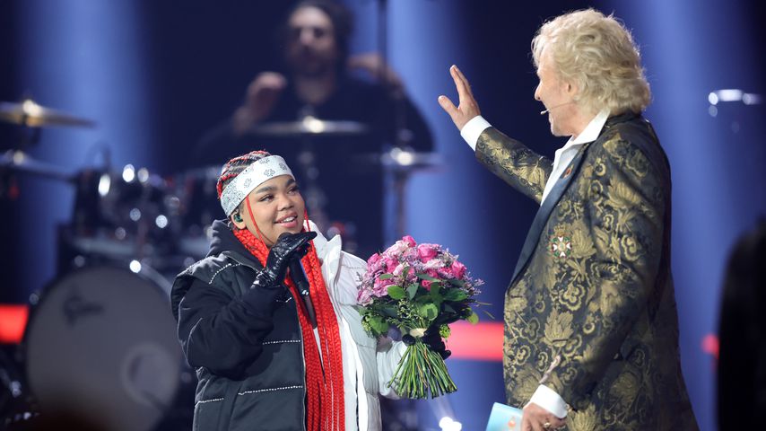 Zoe Wees und Thomas Gottschalk bei "Wetten, dass..?"