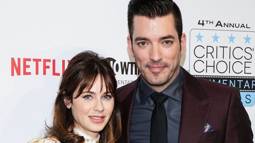 Zooey Deschanel und Jonathan Scott 2019 in New York
