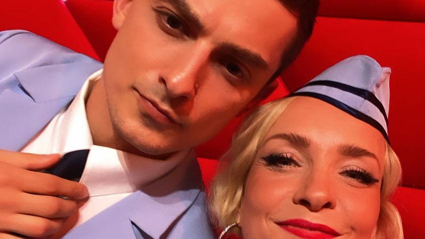 Zsolt Sándor Cseke und Janin Ullmann im April 2022
