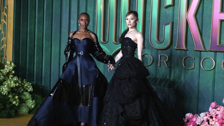 Cynthia Erivo und Ariana Grande bei der "Wicked: For Good"-Premiere in London