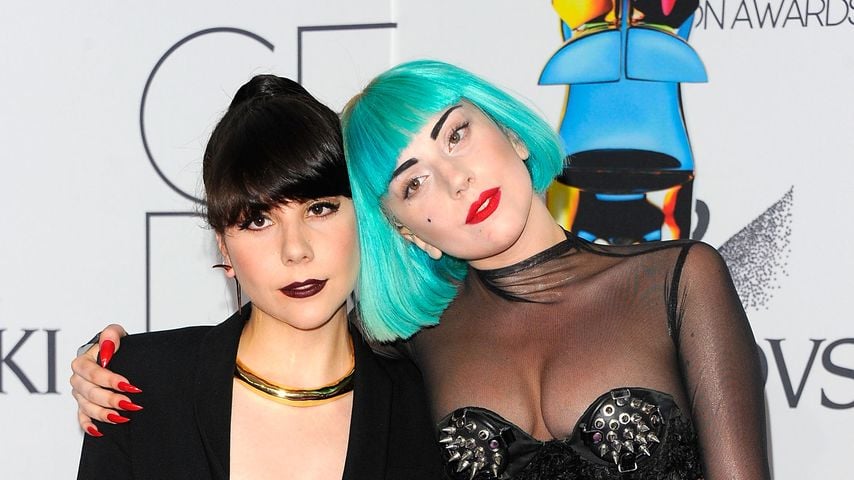Lady Gaga und ihre Schwester Natali Germanotta 2011
