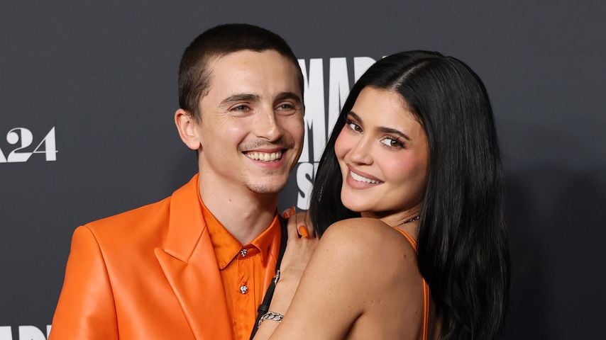 Timothée Chalamet und Kylie Jenner strahlen im Partnerlook