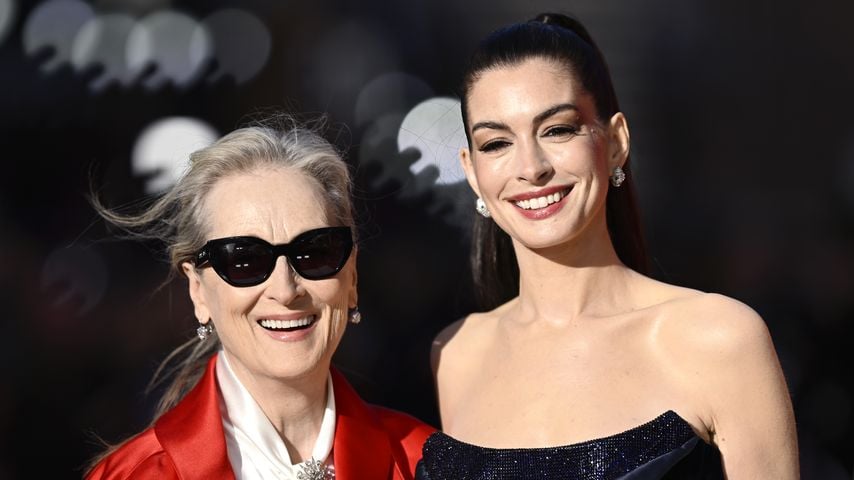 Meryl Streep and Anne Hathaway bei der Europapremiere von "Der Teufel trägt Prada 2" in London