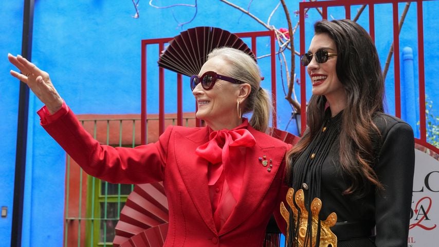 Pressekonferenz zu "Der Teufel trägt Prada 2" in Mexico City: Anne Hathaway und Meryl Streep lächeln bei Casa Azul