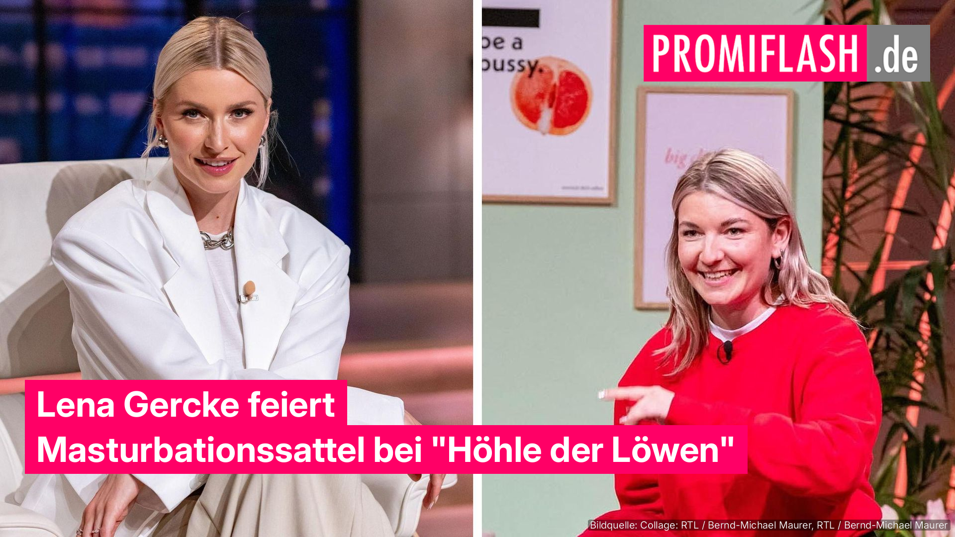 Lena Gercke feiert Masturbationssattel bei 